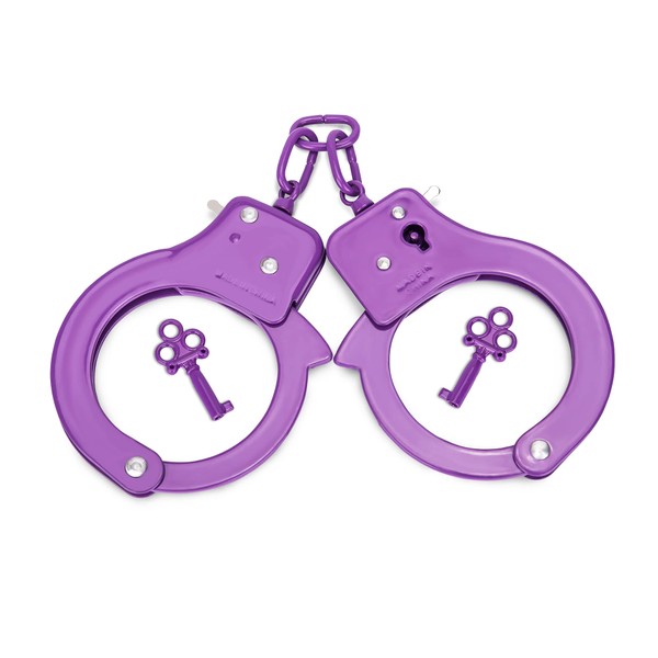 HUALIXUAN Metal Play Handcuffs, Hand Cuffs Police, Toy Handcuffs for