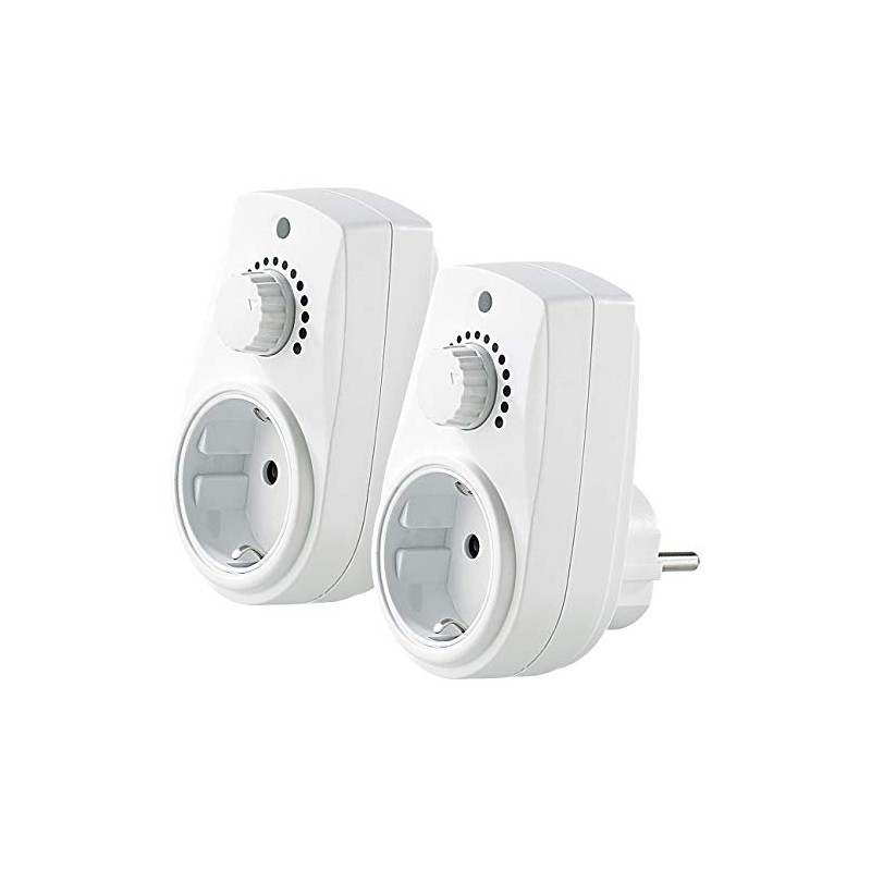 revolt Socket dimmer: set of 2 dimmer sockets for dimmable