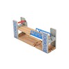 Wooden Train Set Accessories Wood Railway Bridge for Railroad Tracks,