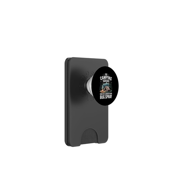 Camping Squad Funny Camper Campfire for Men Kids Women PopSockets