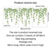 DRWSSR 3 Sheets Hanging Creative Removable DIY Green Vine Wall