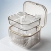 Retainer Case Box, Denture Case with Lid, Denture Cup for