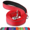 Joytale Double-Sided Reflective Dog Leash, 6 FT/5 FT/4 FT, Padded
