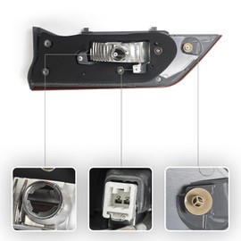 Huray Inner Tail Light for Honda CRV 2017 2018 2019 OE Tail Lamp Replacement (Passenger Side (Right))