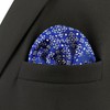 S&W SHLAX&WING Slim Men's Necktie, Pocket, Square, Skinny Tie Set,