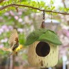 Tree Leaves Bird House Decorations, Resin Handicrafts, Nests，Decorative Hanging Bird