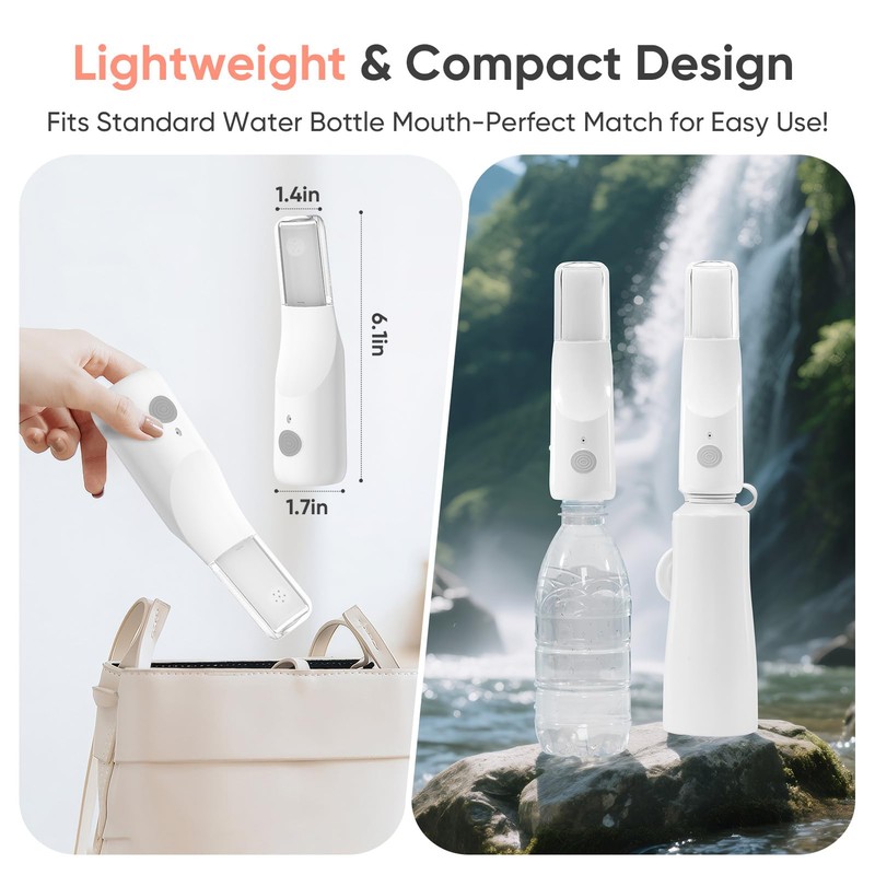 POCALAND Portable Travel Bidet & 8 PCS Disposable Urine Bag,