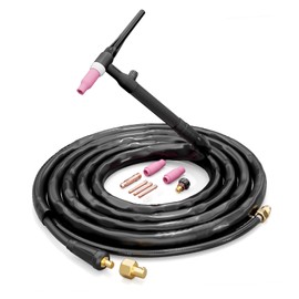 FEIFANKE TIG Welding Torch WP-17V Air-Cooled TIG Welding Torch with 10-25mm² Quick Connector 13-FT Gas Hose for FEIFANKE MIG135 ARC200 ARC140