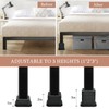 shouwuhho 12 PCS Adjustable Bed Risers 1, 2 or 3