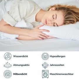 Washable Incontinence Pad - Mattress Protector Waterproof - Incontinence Bed Pad (100% Made in Italy and Oeko-Tex®) 110 x 140 cm Ideal for Single Bed