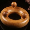 원목 마사지링 두피 발 셀프 마사지 경락 괄사 기구 Wooden Massage Ring Scalp Foot Self-Massage Gua Sha Tool