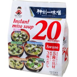 Miko Brand Miso Soup 20 Piece Value Pack, Awase, 11.36 Ounce (Pack of 1)