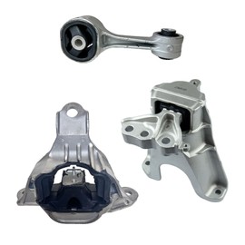 OMNI5 K4451 Engine Motor & Transmission Mount Kit 3pc Compatible with Fits 2018-2020 Honda Civic DX/LX 2.0L Natural Coupe/Sedan Manual | A45004 A65137 A65156