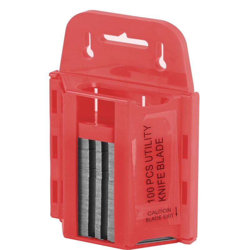 NEIKO 00512A Utility Hook Blades with Wall-Mountable Dispenser, 100 Count,