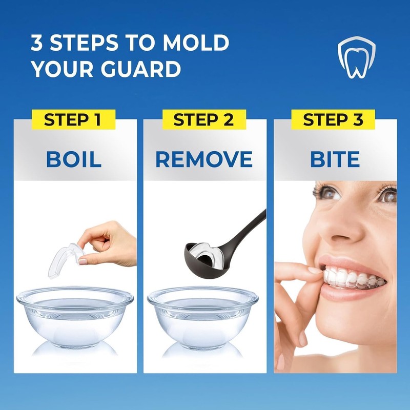 Mouth Guard for Grinding Teeth at Night: Moldable Dental Guard