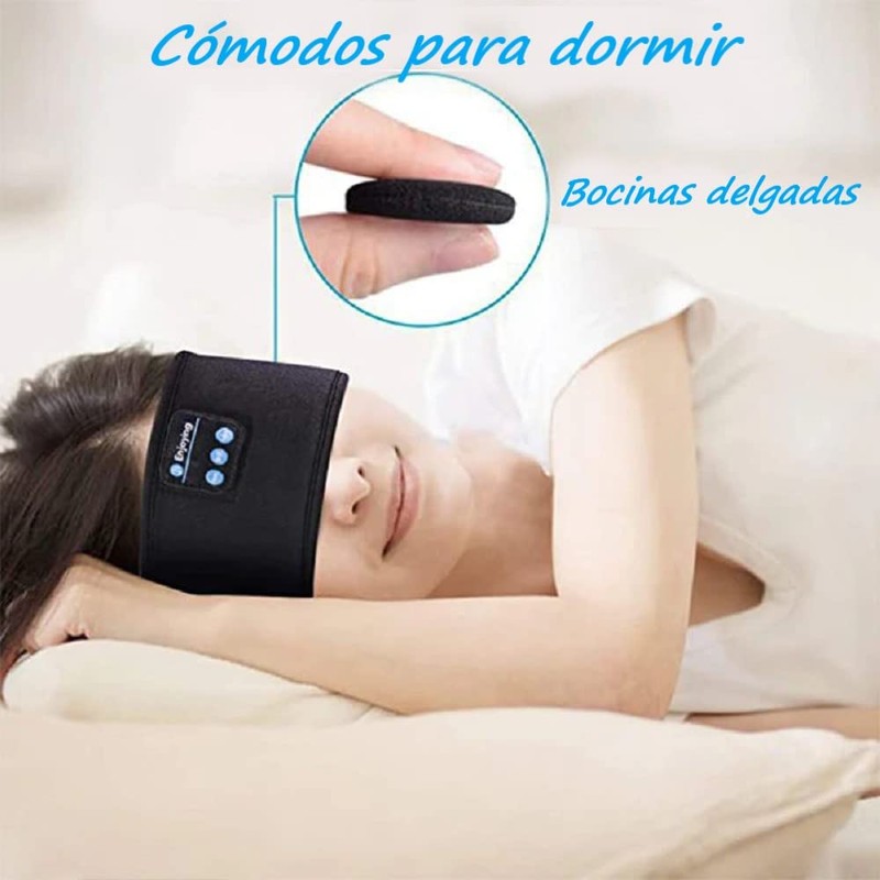 Genérico AUDIFONOS Bluetooth Tipo Banda, para EJERCITARSE, para Dormir, para