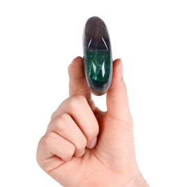 AWARDSEN 60 mm Large Heart Fluorite Crystals Gemstones Gifts for Women, Heart Shaped Stone Reiki Healing Crystals for Valentine's Day, Anniversary, Birthdays and Thanksgiving Day