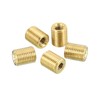 PATIKIL M10-M5 Sleeve Reducing Nuts 5pcs 12mm Threaded Hollow Tube