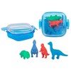 Idena 20111 Eraser in Box, 4 Dinosaurs