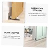 SHINEOFI 1Pc Floor Guide Swing Stop for Barn Doors Durable