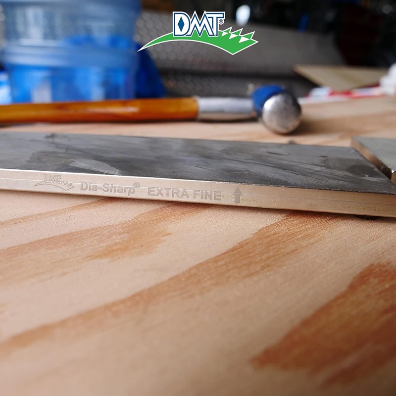 DMT D8E Dia-Sharp Diamond Knife Sharpener, Extra Fine Diamond Sharpening