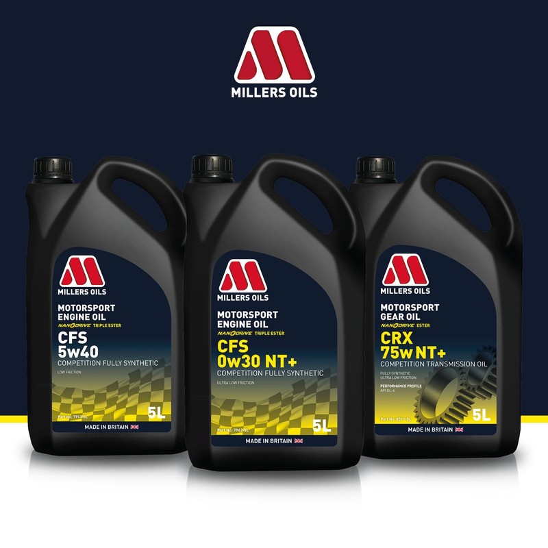 CFS 5w40 NT+ Fully Synthetic Competition Motor Oil (5 liters)