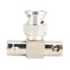 6pcs BNC Male Connector to BNC 2 Female T shape