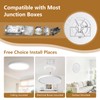 15.8inch Dimmable LED Flush Mount Ceiling Light, 32W, 3480LM, 2700K/3000K/4000K/5000K/6000K
