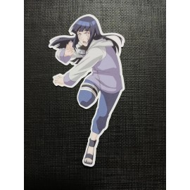 Naruto Hinata Hyuga Glossy Sticker Anime Waterproof!