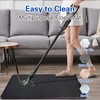 Office Rolling Chair Mat for Hardwood and Tile Floor, Black,