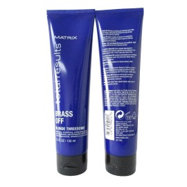 Matrix Total Results Brass Off Blonde Threesome Cream 5.1 oz (Pack of 2)