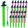 24Pcs Hat Shape Bubble Wands - Reusable Pink and Green
