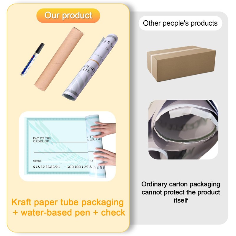 Giant Reusable Dry Erase Check 30x16 Inch - Large Presentation