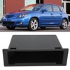 Akozon Car Radio Stereo Storage Box, Single Din Dashboard Organizer