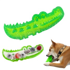 YoPoll Slow-Feed Chew & Fetch Crocodile Dog Toy, Dogs Slow Feeder Puzzle, reat Dispensing Dog Toys Promotes Slow Eating, Reduces Stress,Perfect for Fetch,Chewing & Training (Large)