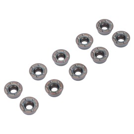 10Pcs Carbide Turning Inserts Coated Blade CNC Lathe Tool Holder for Wood Metal Milling