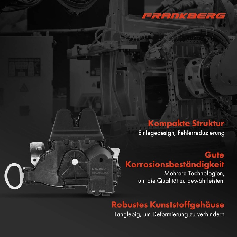 Frankberg Tailgate Lock Boot Rear Compatible with A-Class Notchback W177