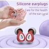 35DB sleep noise-cancelling earplugs, reusable hearing protection earplugs for swimming,