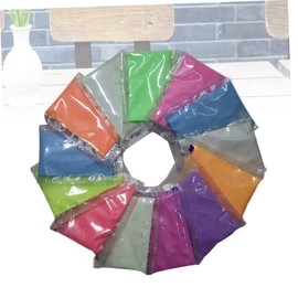 TEHAUX 16pcs Nail Glitter Powder Non-radiative Fluorescent Art Powder for Stunning Nail Designs Random Colors