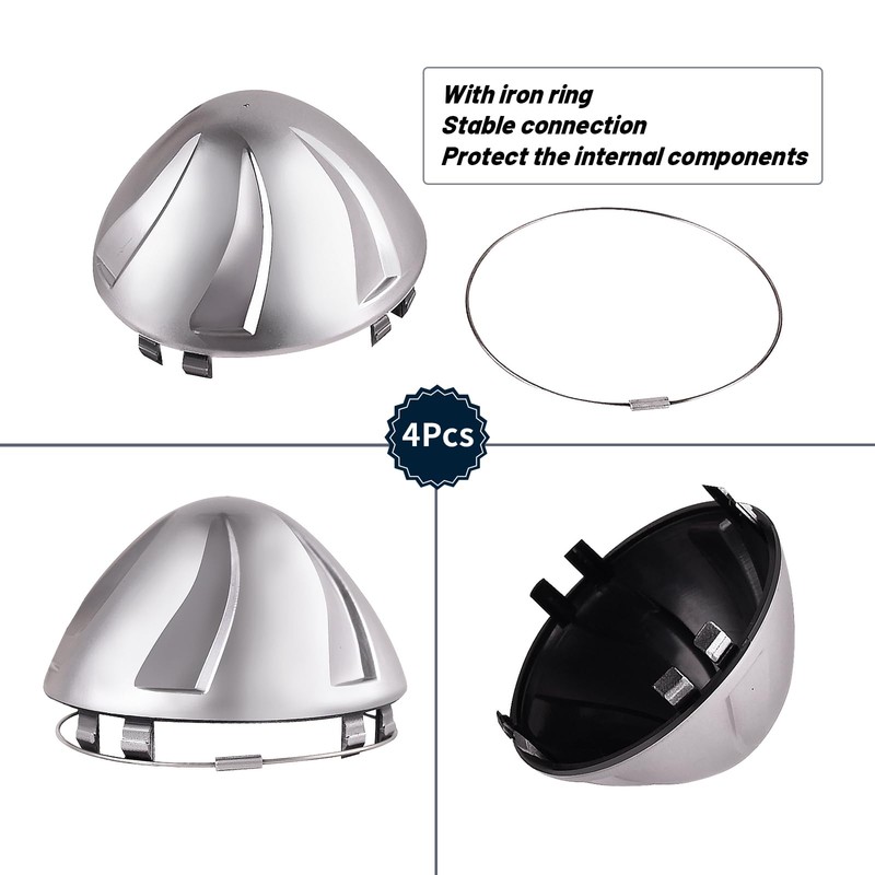2Pcs Wheel Center Hub Cap,Replaces 00041-89880-01 00041-88880-01 ﻿
