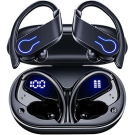 Wireless Bluetooth Earbuds 120H Playtime Bluetooth 5.3 Ear Buds for Sports, Hi-f