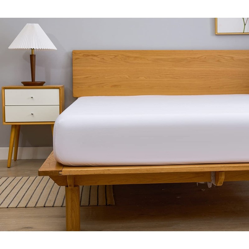 Fitted Bed Sheet, 100% Cotton, Bed Sheet, Plain Weave, Mattress
