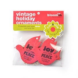 Vintage Holiday Ornaments (Dove)