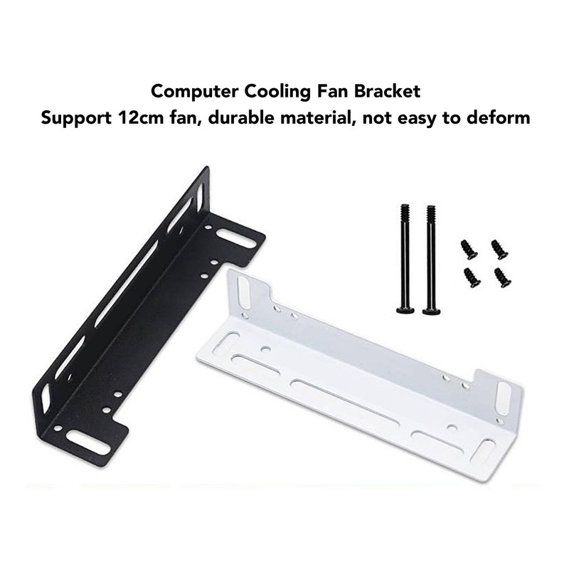 Computer Cooling Fan Holder, Thickened Stainless Steel Bracket, Baking Paint,