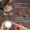 KITCHENDAO Replaceable Can Opener with 3 Extra Blades, Smooth Edge