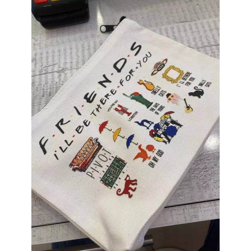 Estuchelandia Cosmetiquera De Serie Friends Tv Bolsa Cosméticos Neceser