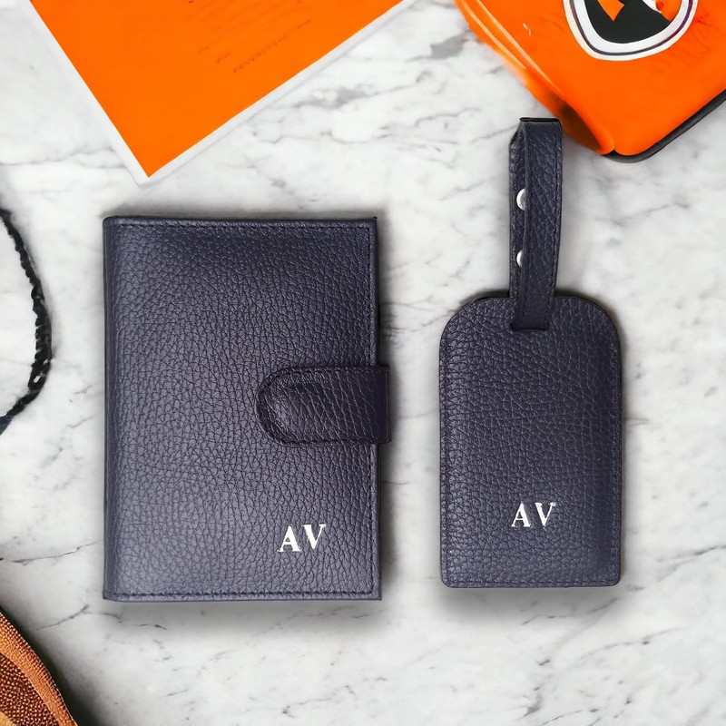 PERRÉ Tag Identificador de Equipaje en Cuero (Personalizado)