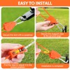 NUTKIT 6PCS Tent Guy Ropes, 4mm Ratchet Guy Ropes with