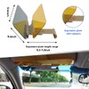 Suvnie 2 in 1 Day and Night Anti-Glare Visor, Automobile