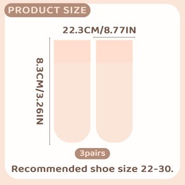 SAIIURV 3 Pairs Pink Ballet Socks for Girls, Children, Breathable Elastic Ballet Dance Socks, Seamless Children's Dance Accessories for Sports, Yoga, Gymnastics, Workout, pink, One size fits all